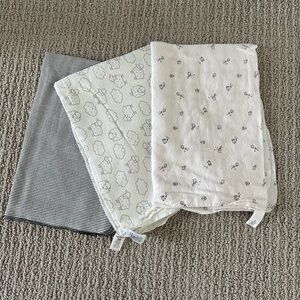Carter’s Receiving Baby Blankets - Set of 3